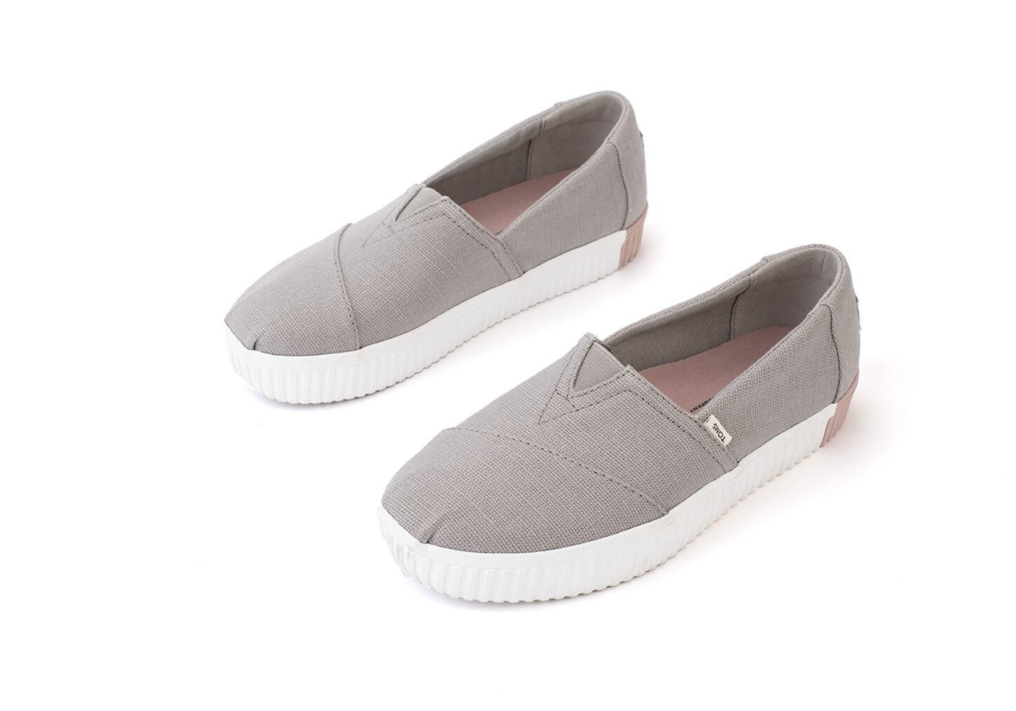 Toms Alpargata Indio Slip On Espadrille Grey - Womens - 64735-VLYN